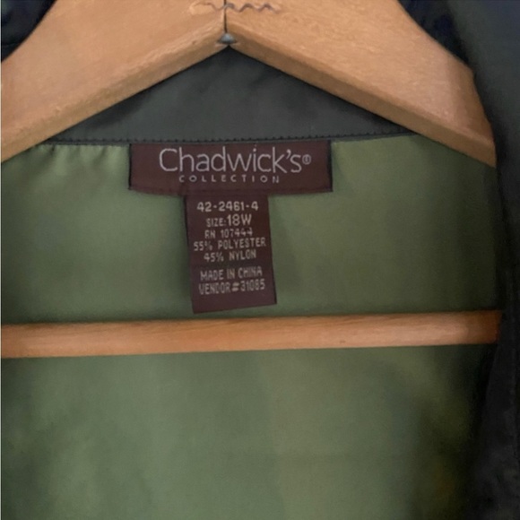 Chadwick Silky Wrap around Top Green Woman’s Size 18 Fantastic Condition - Picture 4 of 5